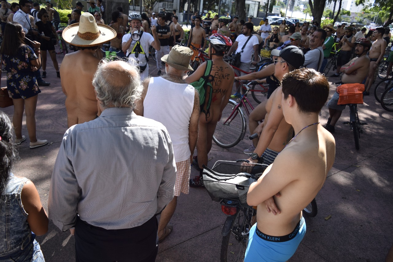 Galer A As Fue El World Naked Bike Ride Guadalajara