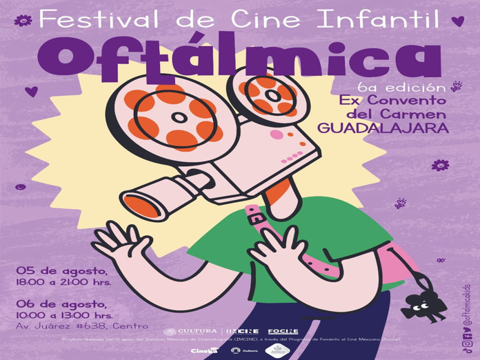 Con propuestas de México y el mundo, llega el Festival de Cine Infantil Oftálmica a Guadalajara