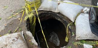 Una reparación de rutina en una cochera "destapó" un túnel en la colonia Independencia