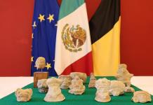 Regresan a México 20 piezas arqueológicas desde Bélgica