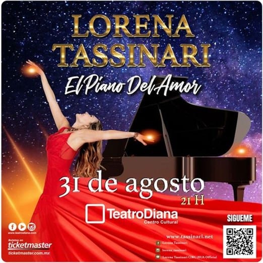 Lorena Tassinari presenta su espectáculo de orquesta y danza aérea en el Teatro Diana