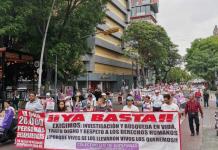 Colectivos marchan para exigir la localización con vida de personas desaparecidas y castigo a los culpables
