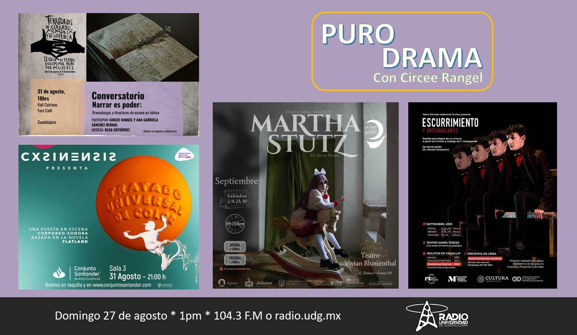 Puro Drama - Dom. 27 de Ago 2023 Puro Drama - Dom. 27 de Ago 2023
