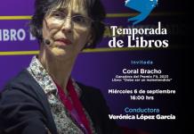 Temporada de Libros - Mi. 06 Sep 2023 - Coral Bracho