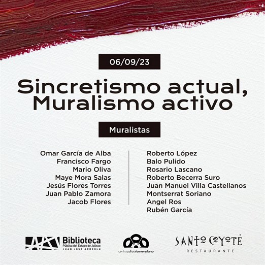 “Sincretismo actual” sobre el muralismo: La nueva exposición en la Galería Jesús Guerrero Galván