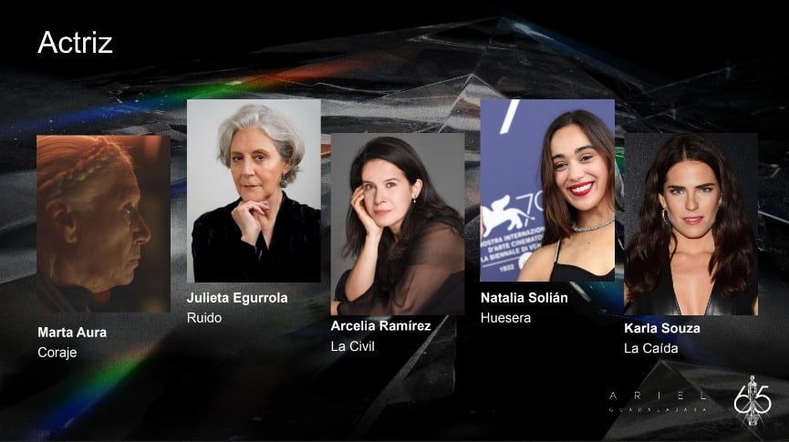 Karla Souza celebra el empoderamiento de las mujeres en la industria cinematográfica en los Premios Ariel 2023