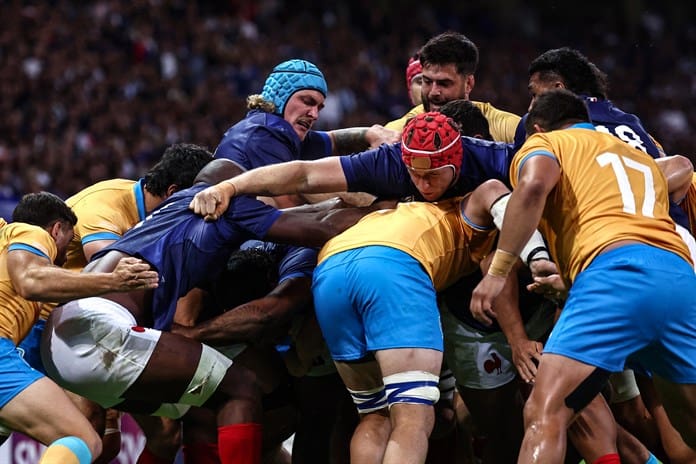 Uruguay debuta en Mundial de rugby cayendo de pie ante la anfitriona Francia