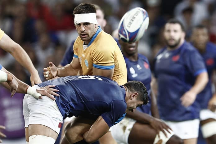 Uruguay debuta en Mundial de rugby cayendo de pie ante la anfitriona Francia
