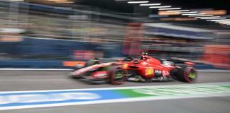 Sainz responde a Leclerc y logra el mejor tiempo en Singapur