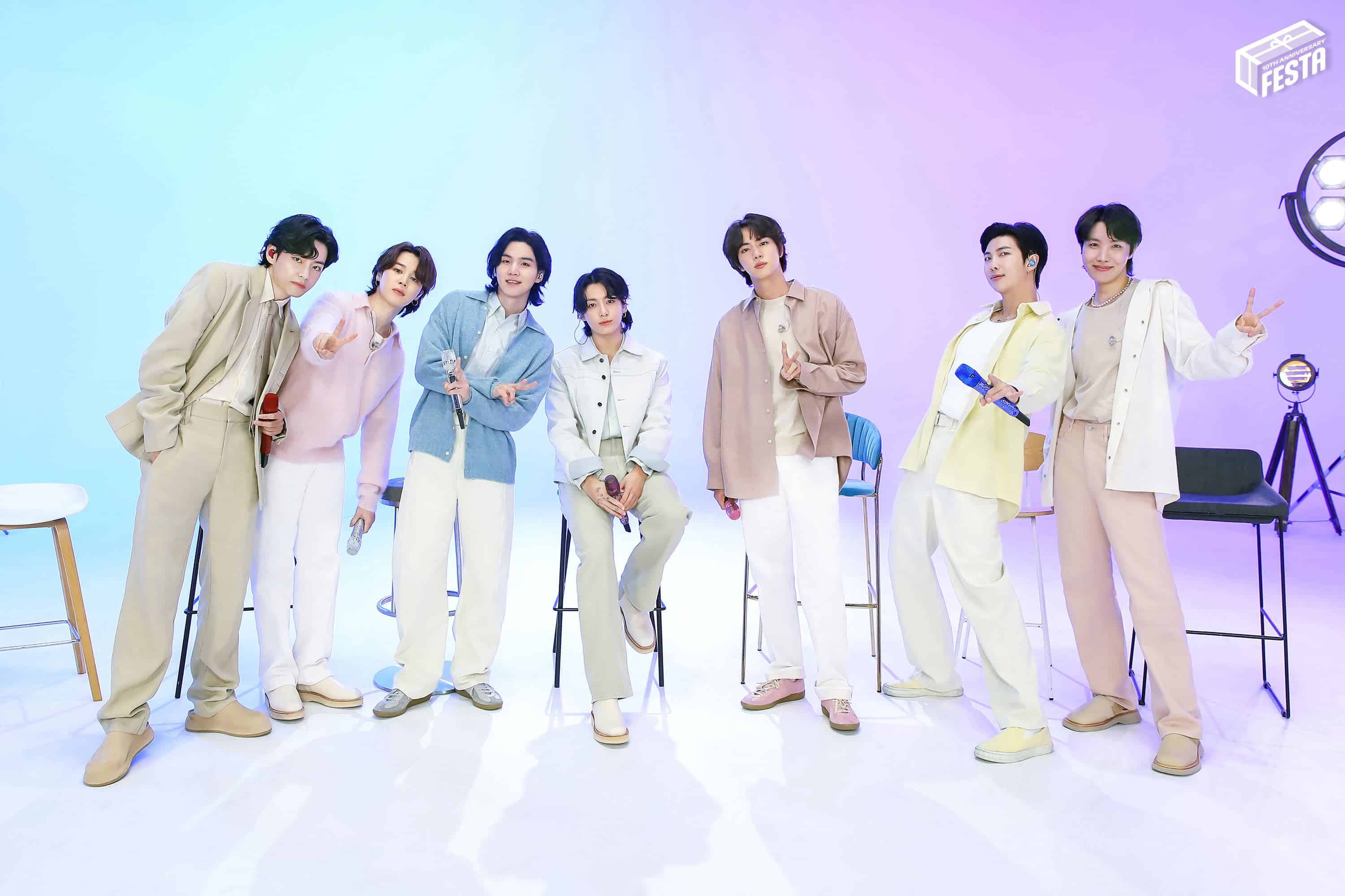 Los siete integrantes de BTS aseguran su regreso en 2025