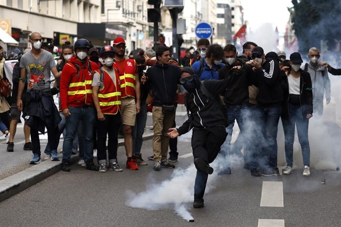 Incidentes en París en una protesta contra la violencia policial