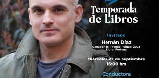 Temporada de Libros - Mi. 27 Sep 2023 - Hernán Díaz