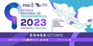 Del 2 al 6 de octubre se realizará la Semana Nacional de Transparencia en 5 sedes clave para fortalecer la democracia