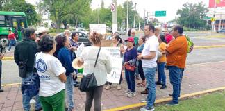 Ciudadanos exigen frente a la Setran que la ruta 50 regrese a Santa María Tlaquepaque