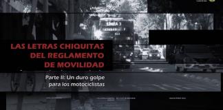 Las letras chiquitas del Reglamento de Movilidad Parte II: Un duro golpe para los motociclistas