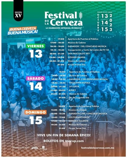 Celebrarán los primeros 15 años del Festival de la Cerveza de Guadalajara