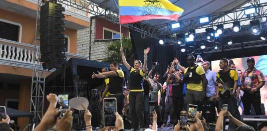 Candidatos cierran campañas para el balotaje presidencial de Ecuador