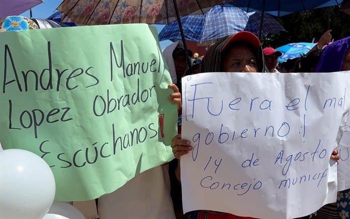 Indígenas protestan en el sur de México para exigir la liberación de líderes secuestrados Indígenas protestan en el sur de México para exigir la liberación de líderes secuestrados