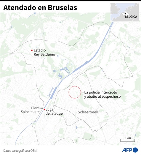 El sospechoso del ataque en Bruselas fue abatido por la policía belga El sospechoso del ataque en Bruselas fue abatido por la policía belga