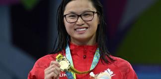 La canadiense Mac Neil frente al dominio de EEUU en la nataci&oacute;n de Santiago-2023