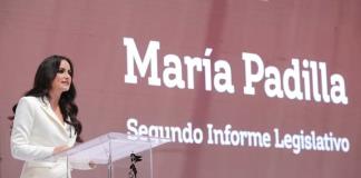 Resalta aumento de penas a robacoches en el informe de la diputada de Morena, María Padilla