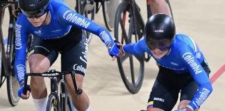 Colombia caza en madison femenino su segundo oro en pista en Santiago-2023