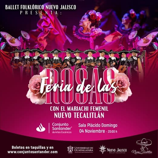 La “Feria de las Rosas” se renueva con el Mariachi Femenil Nuevo Tecalitlán