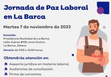 Celebran este martes Jornada de Paz Laboral en La Barca