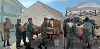 Militares de Jalisco entregarán 15 mil despensas a los damnificados por Otis