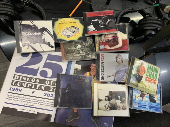 Radio al Cubo - Lu. 13 Nov 2023 -  música de discos que cumplen 25 años en 2023