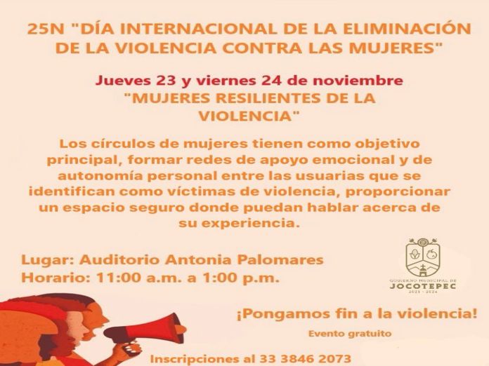 Con actividades informativas y deportivas conmemorarán el día Intencional de la eliminación de la violencia contra las mujeres Con actividades informativas y deportivas conmemorarán el día Intencional de la eliminación de la violencia contra las mujeres
