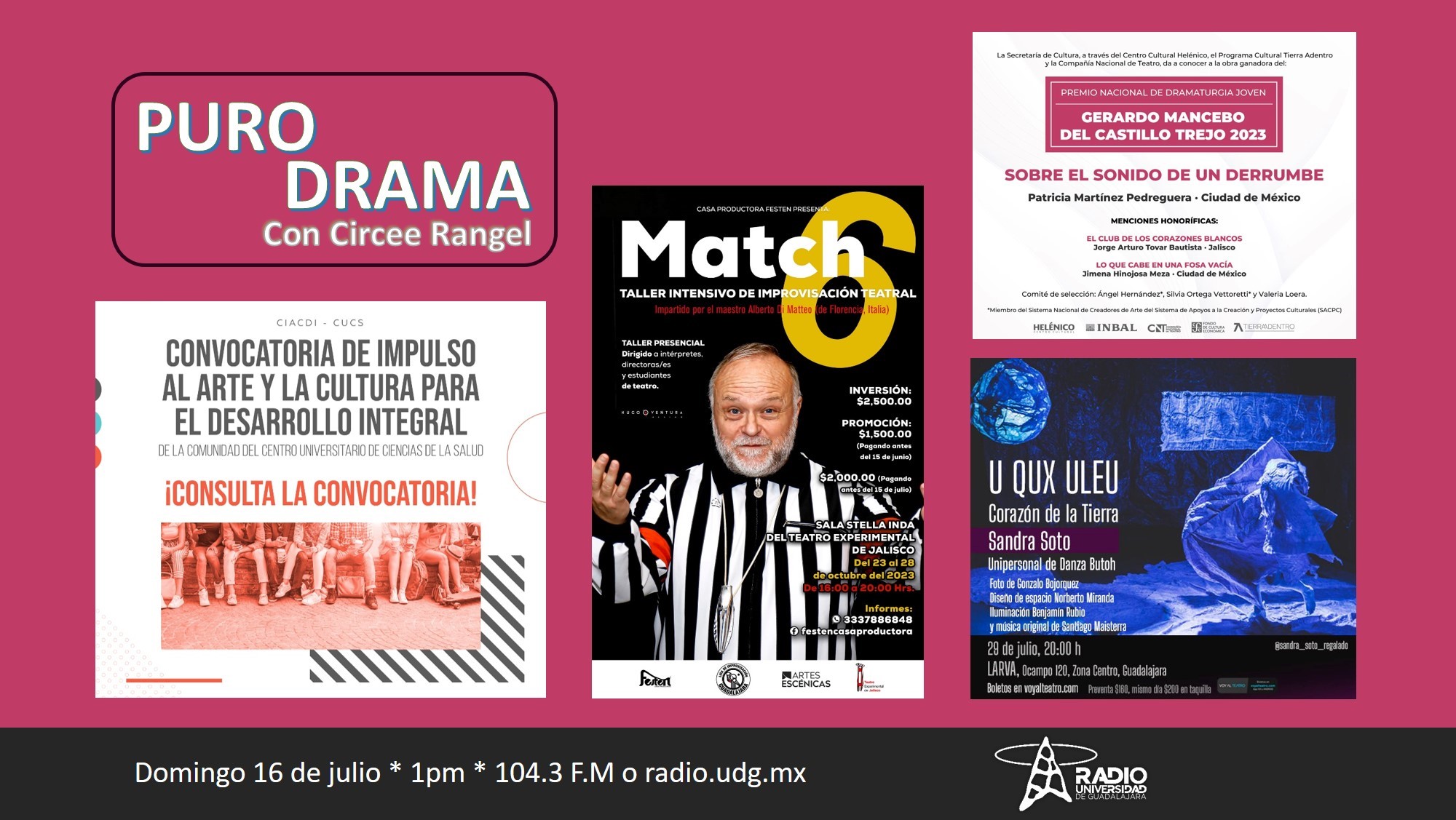 Puro Drama - Do. 16 Jul 2023 Puro Drama - Do. 16 Jul 2023