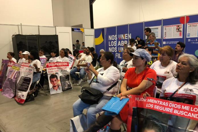 Durante la FIL, piden intervención internacional por desapariciones en Jalisco