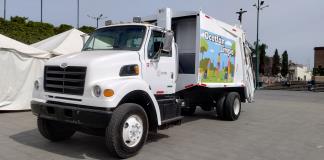 Reconstruyen y presenta camión recolector para atender los contenedores de basura de Ocotlán