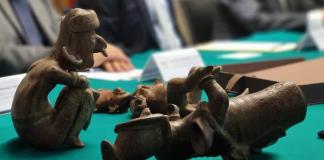 España retituye a México piezas arqueológicas de su patrimonio cultural