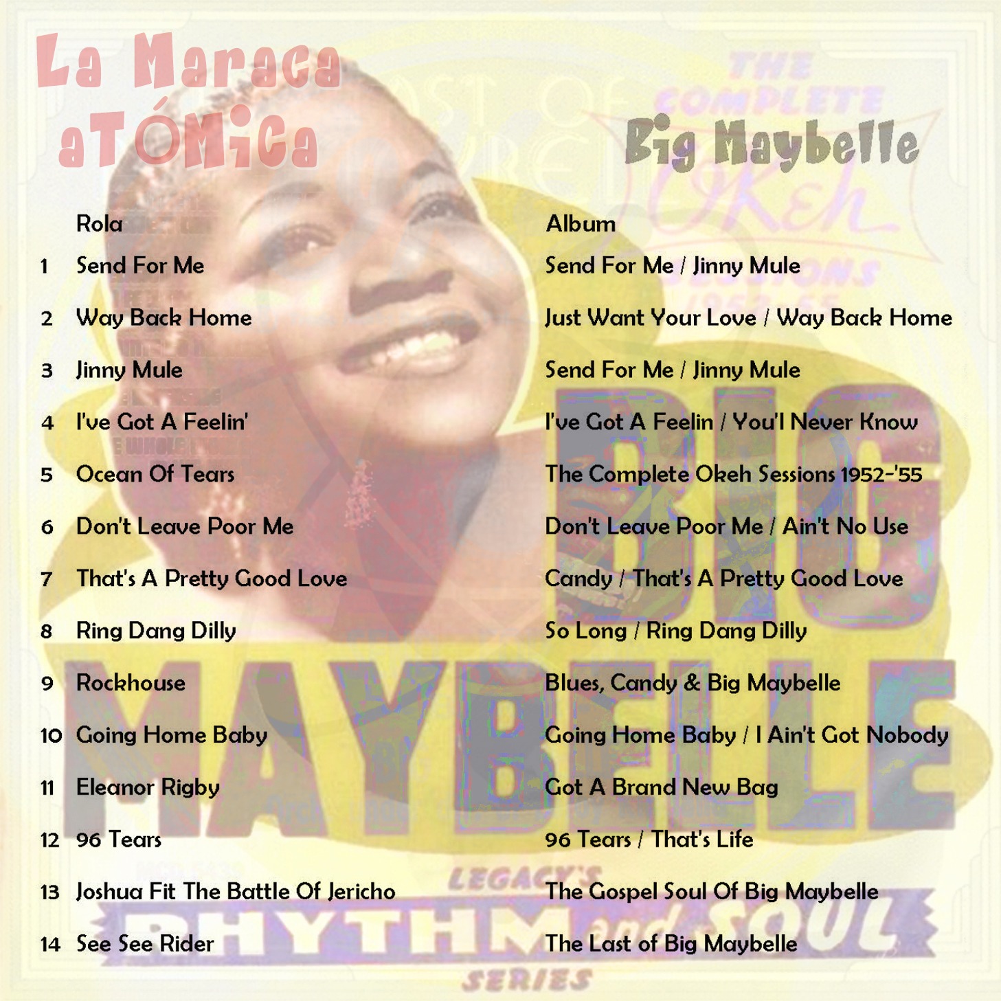 La Maraca Atómica - Ma. 05 Dic 2023 - Big Maybelle La Maraca Atómica - Ma. 05 Dic 2023 - Big Maybelle