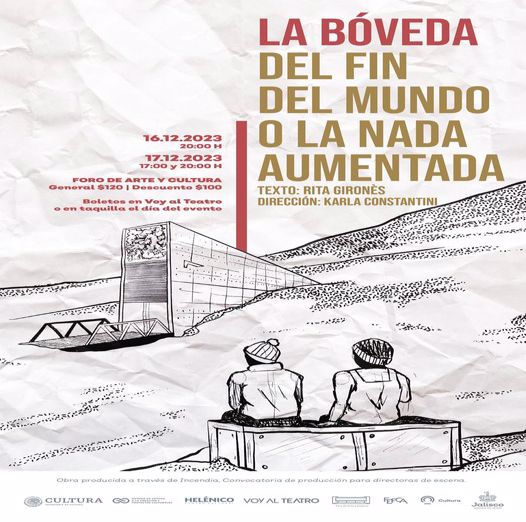 El talento de mujeres dramaturgas será mostrado con la obra “Las bóvedas del fin del mundo” en Guadalajara