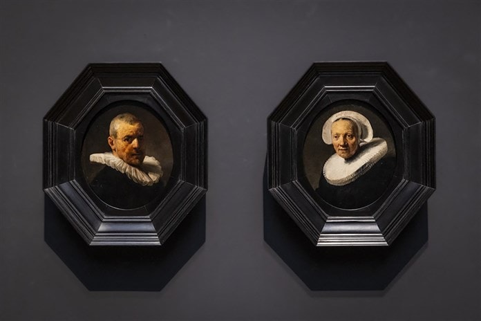 Dos diminutos retratos de Rembrandt expuestos en un museo de Ámsterdam