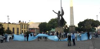 Para manifestarse en contra del aborto, el Frente Nacional por la Familia se reúne en el monumento a la Madre Patria