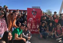 Con antimonumento refrendan defensa del Parque Resistencia Huentitán a un año del encarcelamiento de estudiantes
