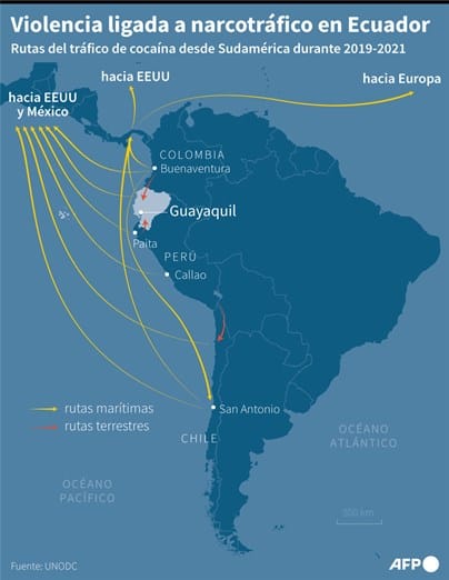 ABC sobre un Ecuador declarado en conflicto armado por la violencia narco