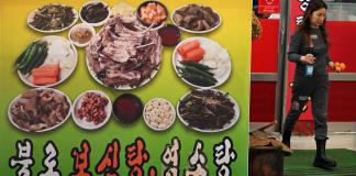 Clientes y vendedores impactados por veda surcoreana a carne de perro