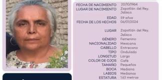 Continúa la búsqueda de Lorenza Gómez en Zapotlán del Rey