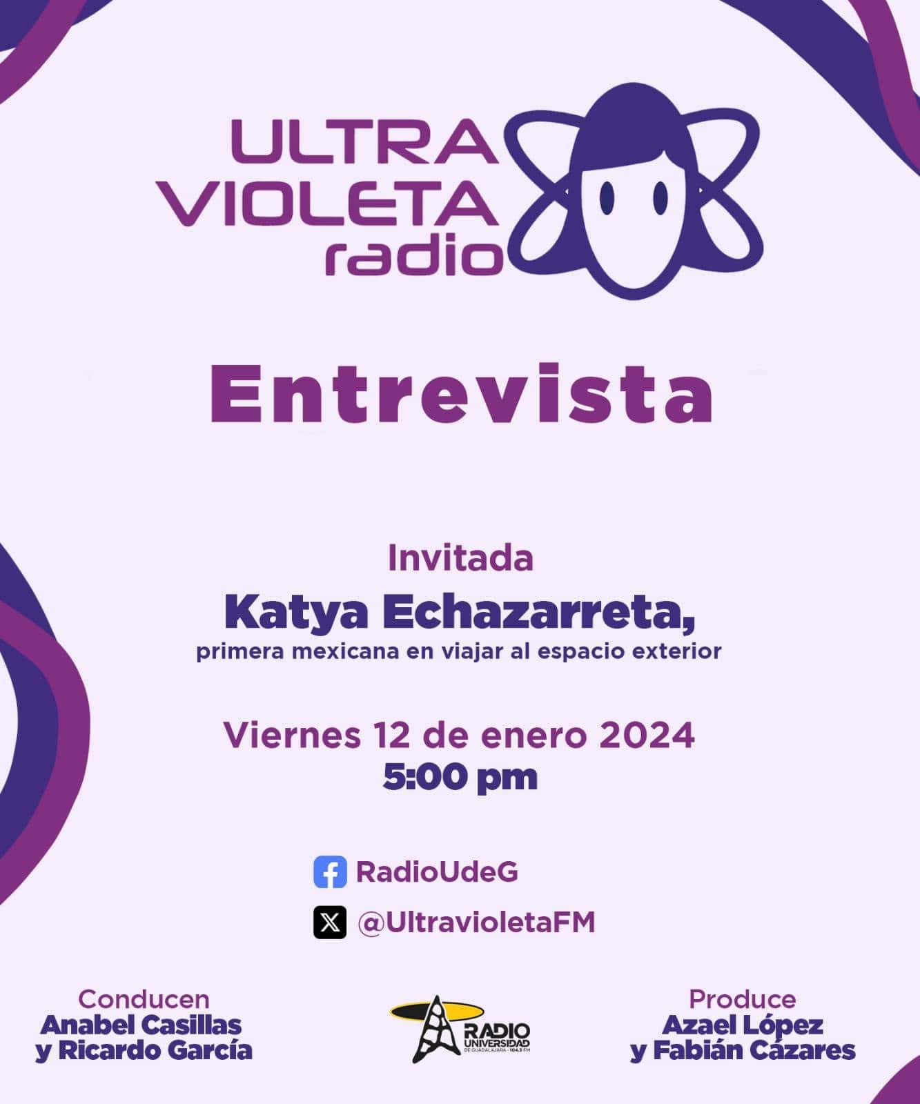 Ultra Violeta Radio - Vi. 12 Ene 2024 - Ing. Kat Echazarreta Ultra Violeta Radio - Vi. 12 Ene 2024 - Ing. Kat Echazarreta