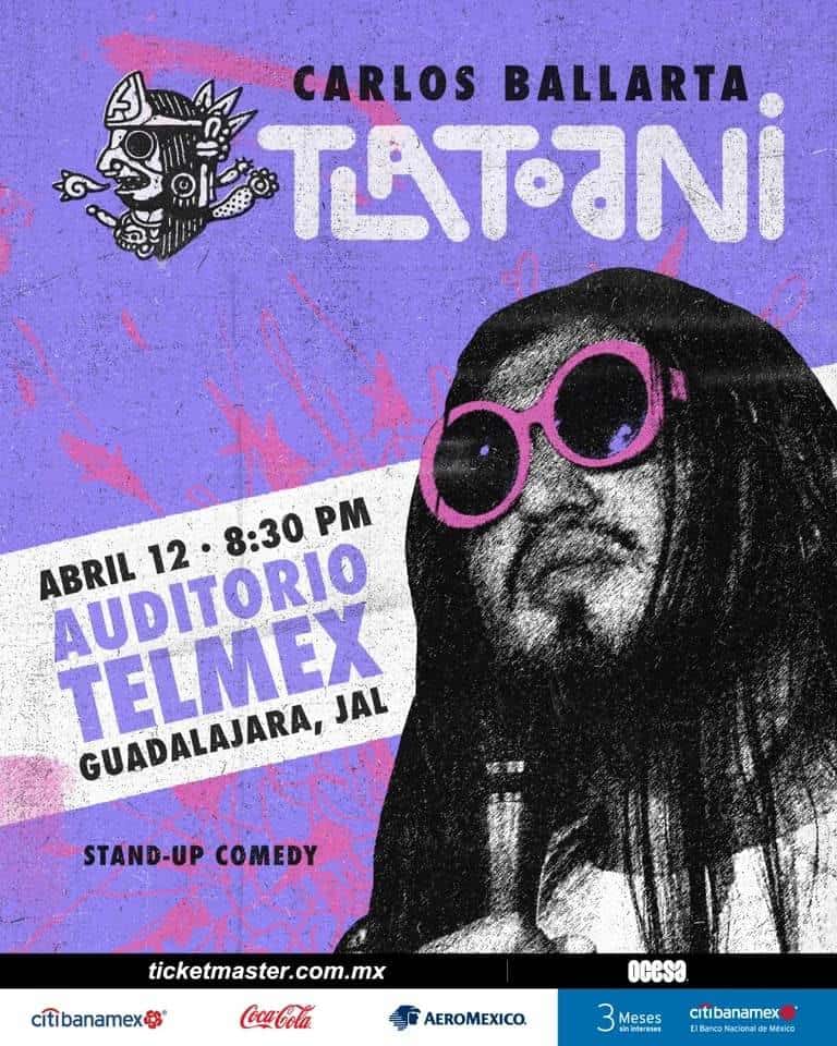 Carlos Ballarta presentará su su show “Tlatoani” en el Auditorio Telmex