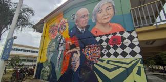 Con el mural "Sursum Corda homenajean a académicos destacados del CUSur