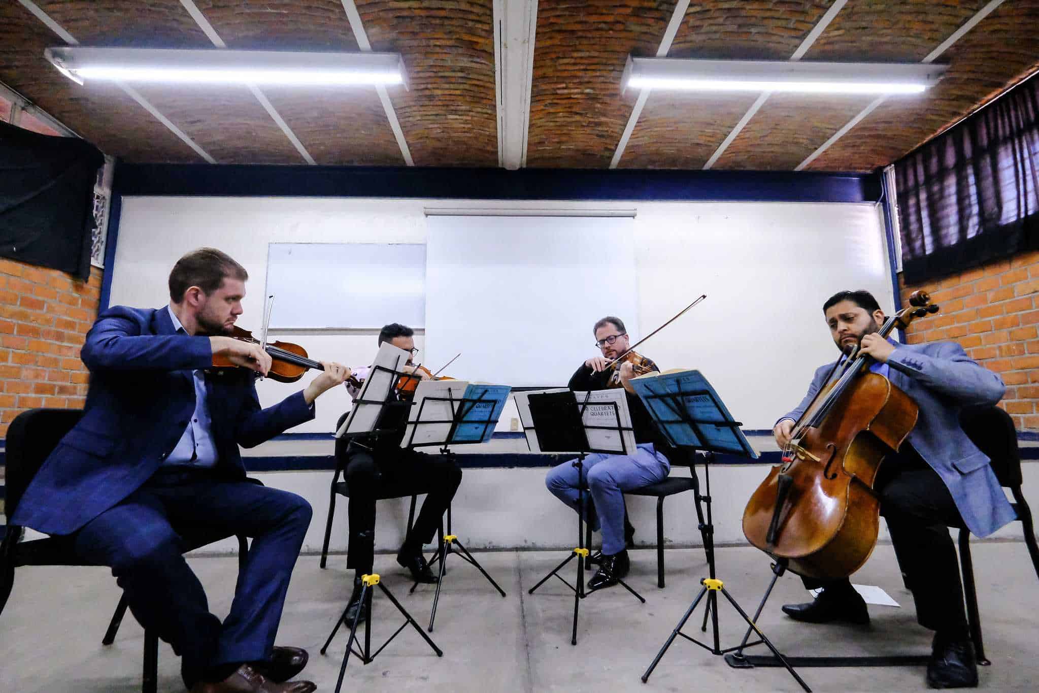 La Orquesta Filarmónica de Jalisco imparte su primera semana de actividades formativas en escuelas de la ZMG