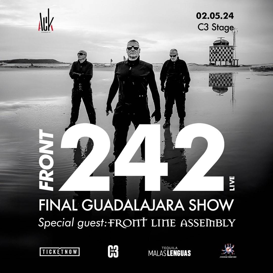 Electrónica legendaria: Front 242 y Front Line Assembly unen fuerzas en su gira de despedida por México