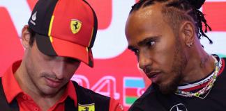 Lewis Hamilton da sus primeros pasos como piloto de Ferrari