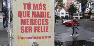 Tú, más que nadie, mereces ser feliz, le dice Colombia a Shakira en su cumpleaños